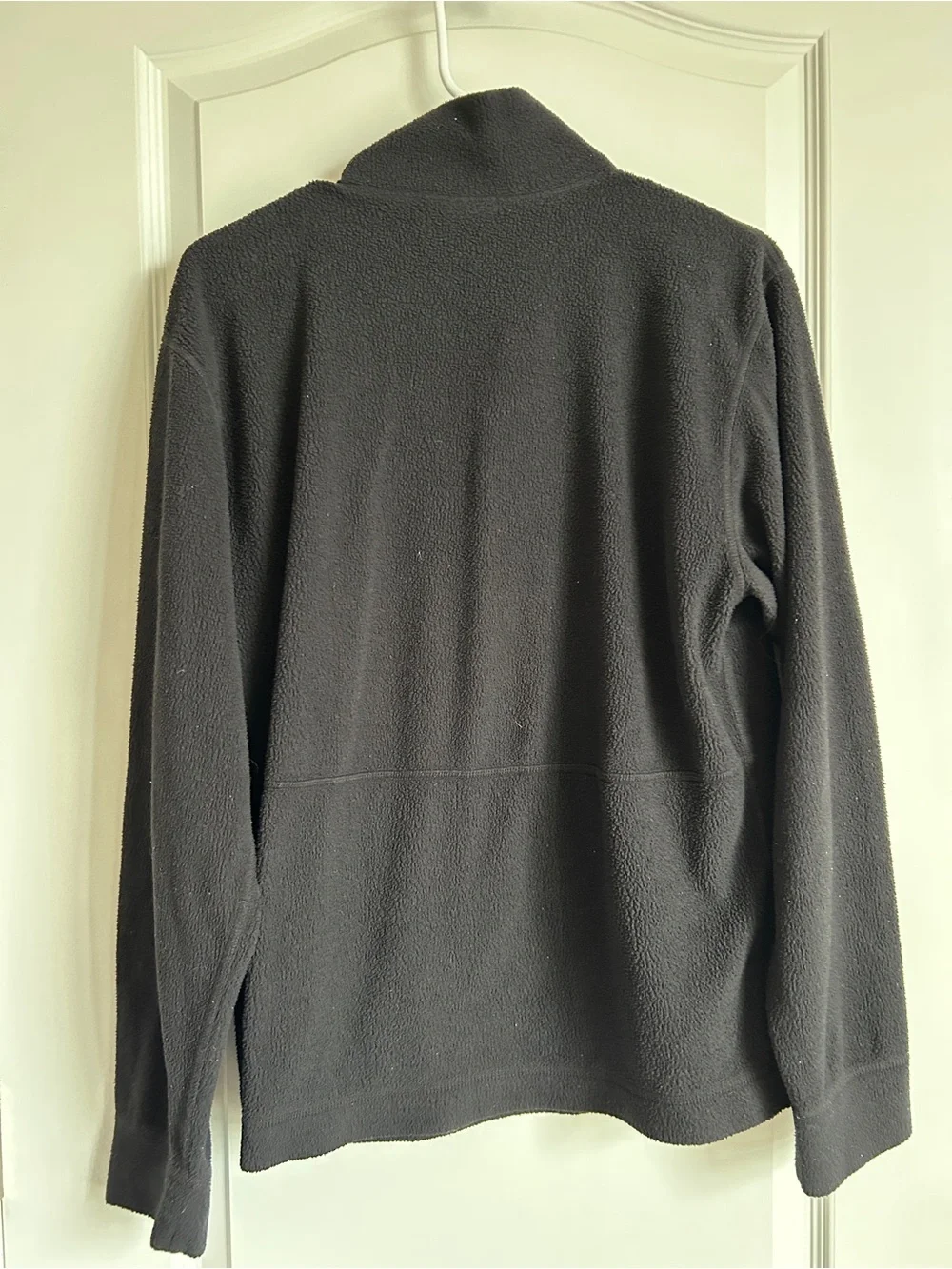 The North Face Black Snap-Front Fleece Pullover